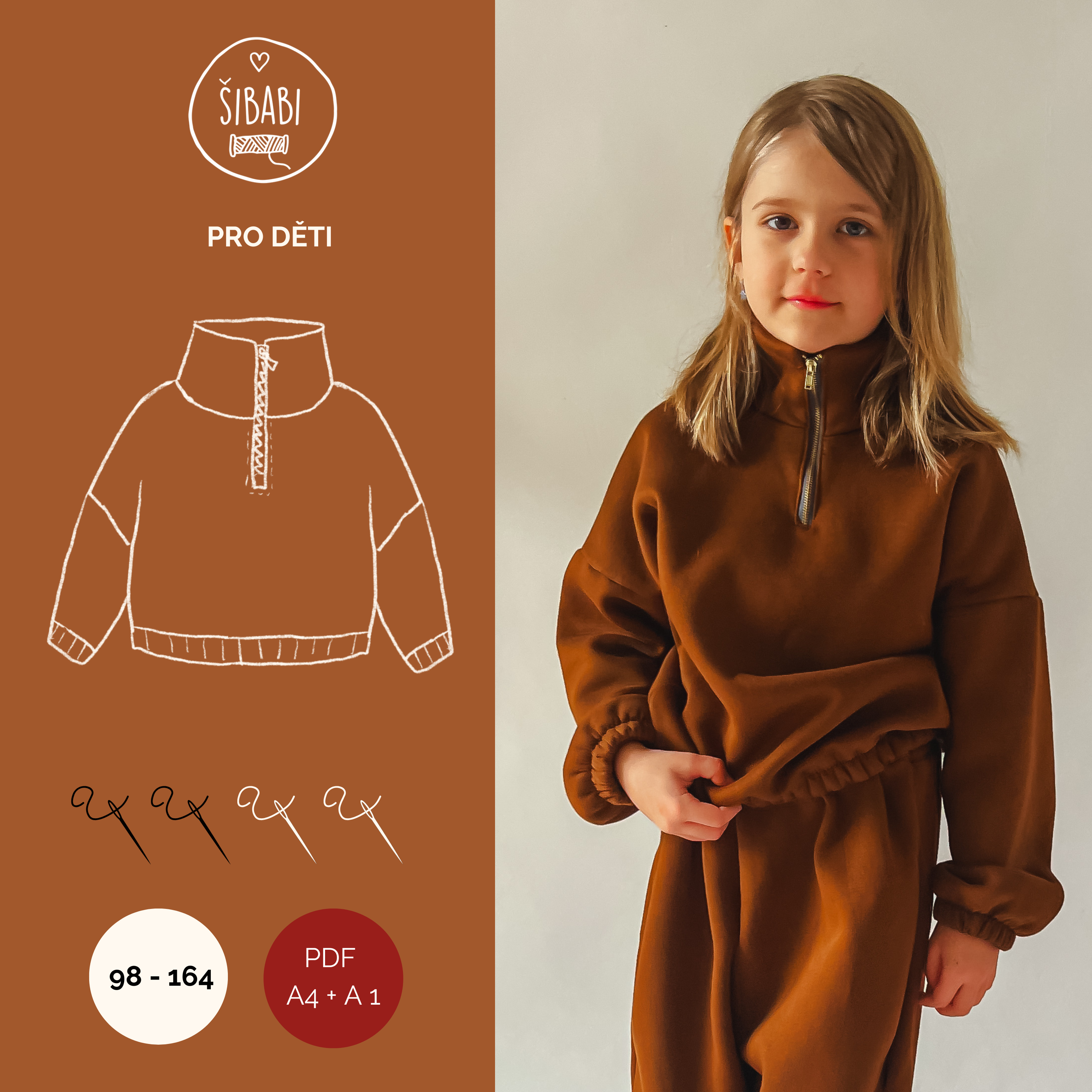 "Little Rock" Zip-Up Hoodie for Kids