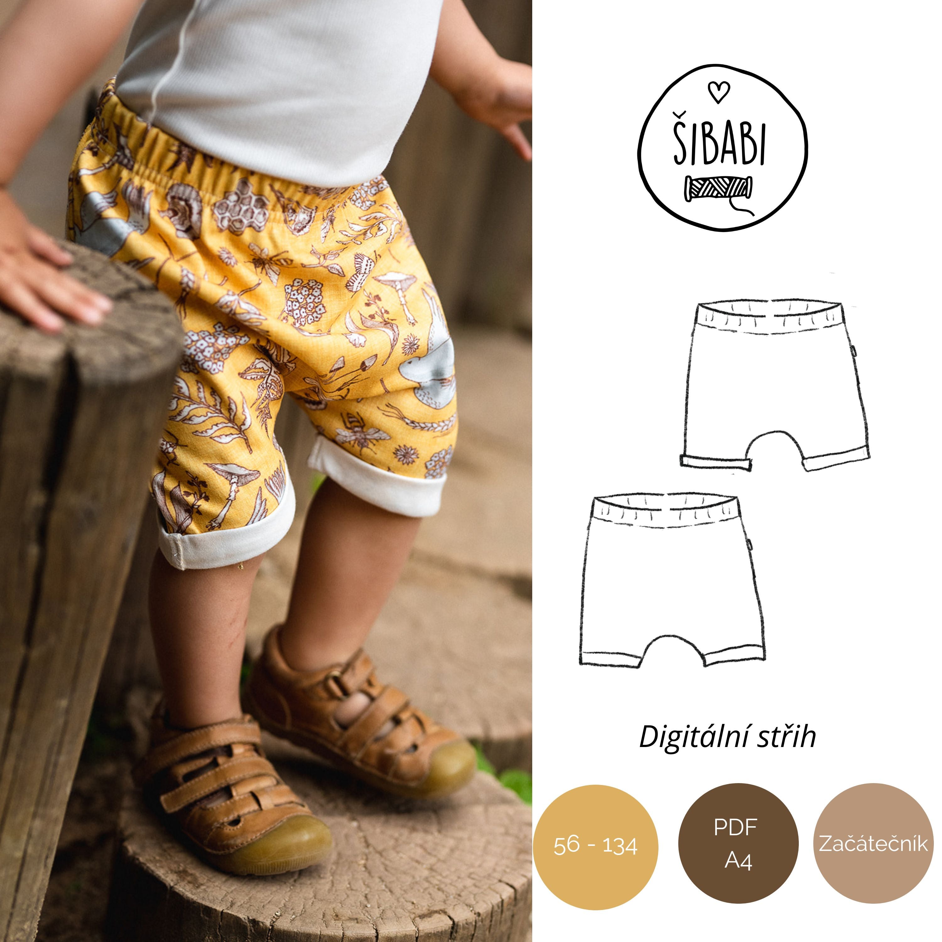 Cool Kids Shorts Sewing Pattern