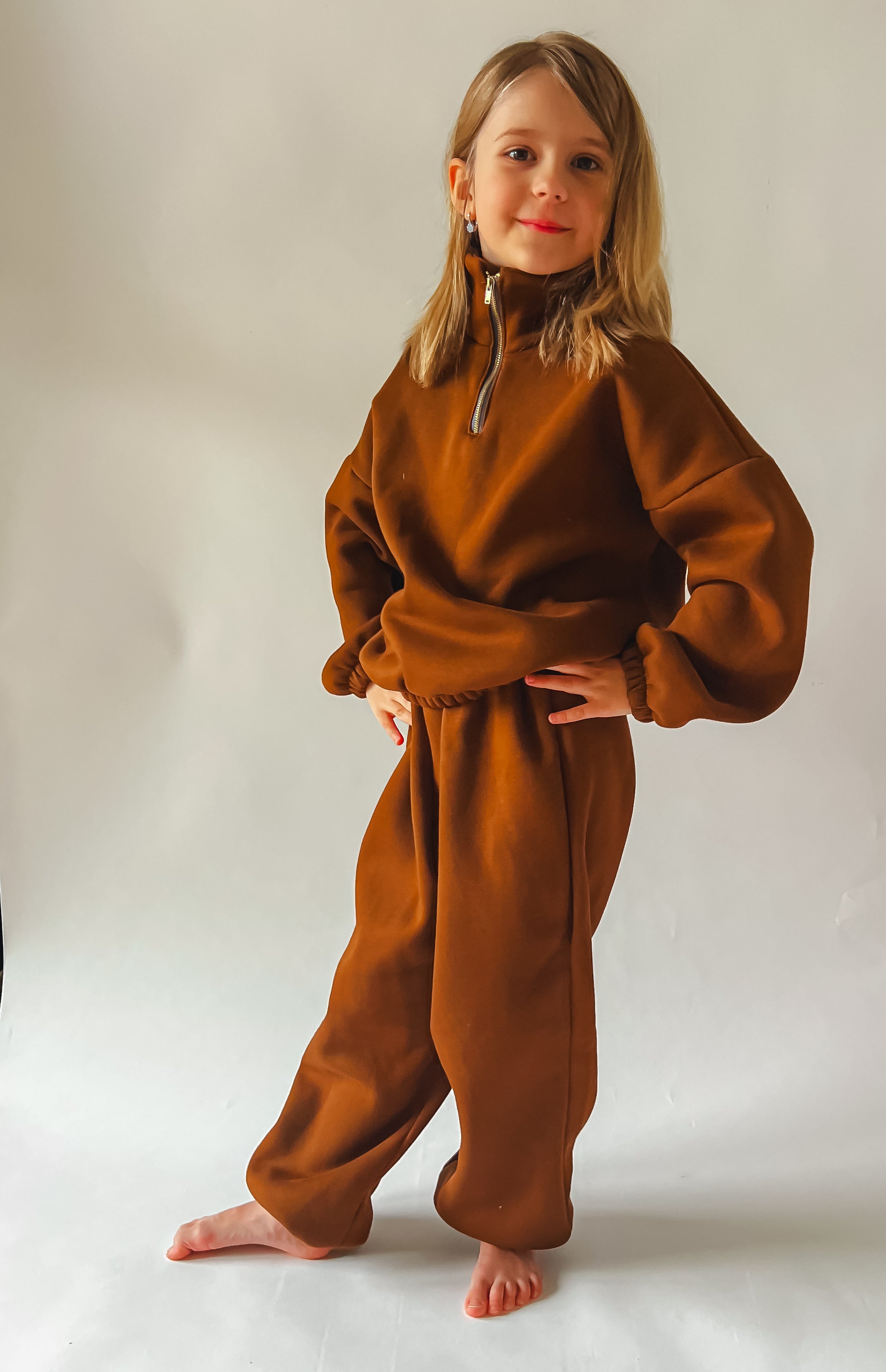 "Little Rock" Zip-Up Hoodie for Kids