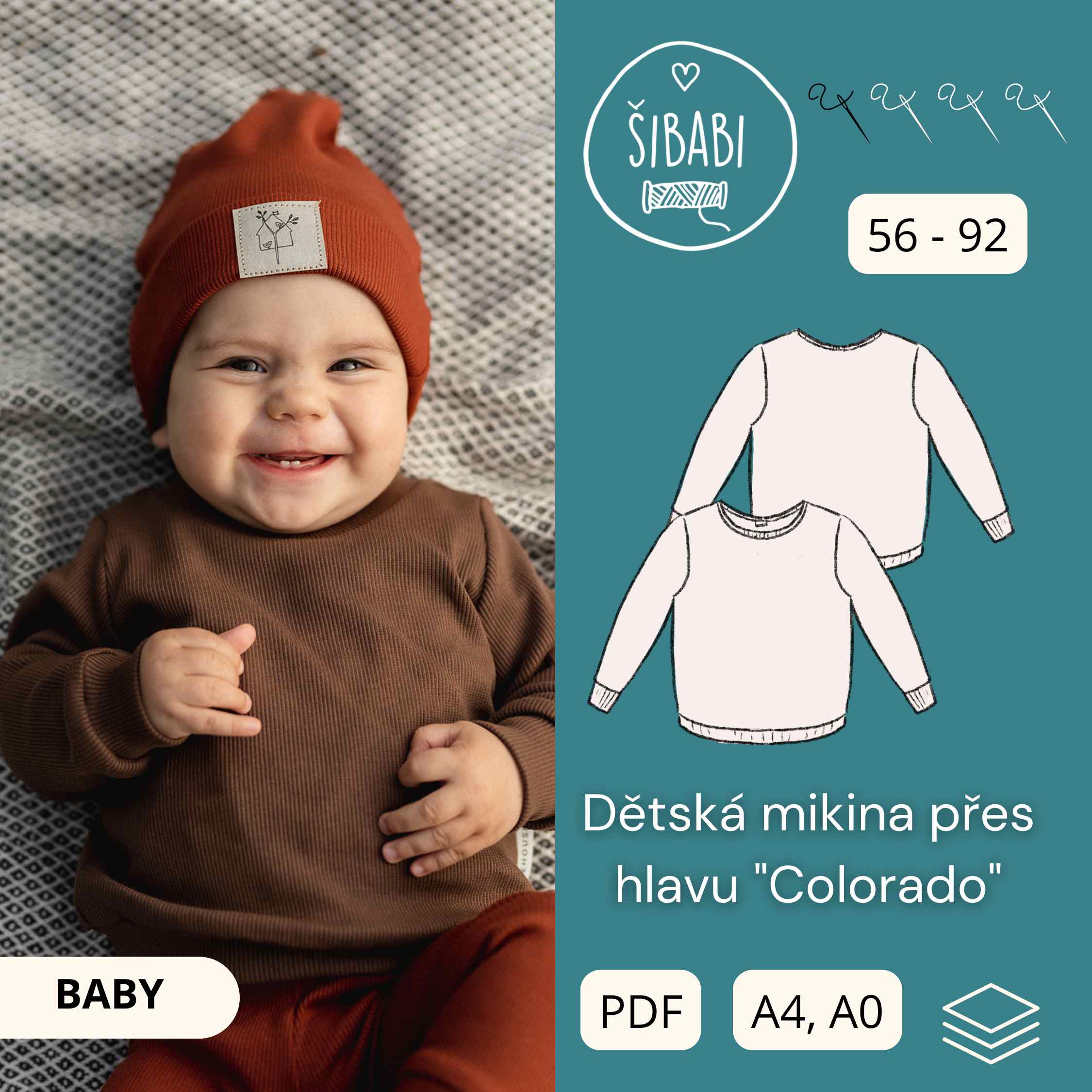 Colorado Kids Easy Sweatshirt Pattern