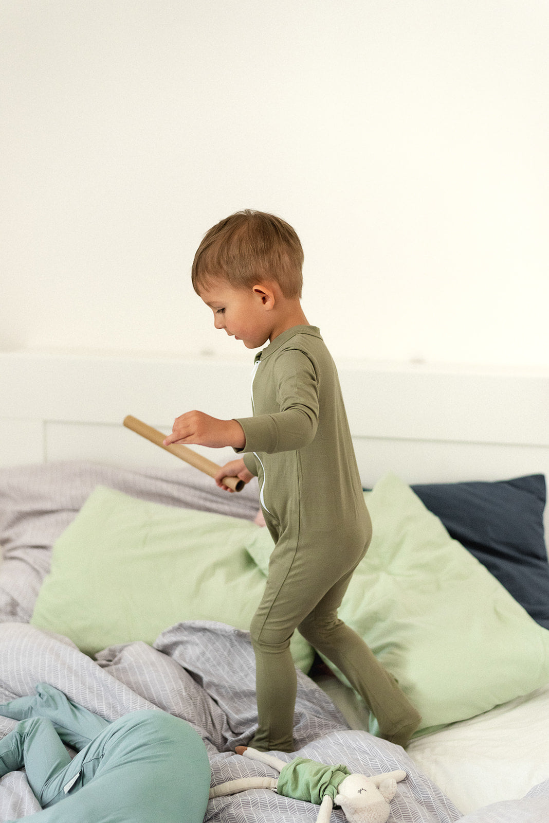 Rose Baby Romper Sewing Pattern with Zipper