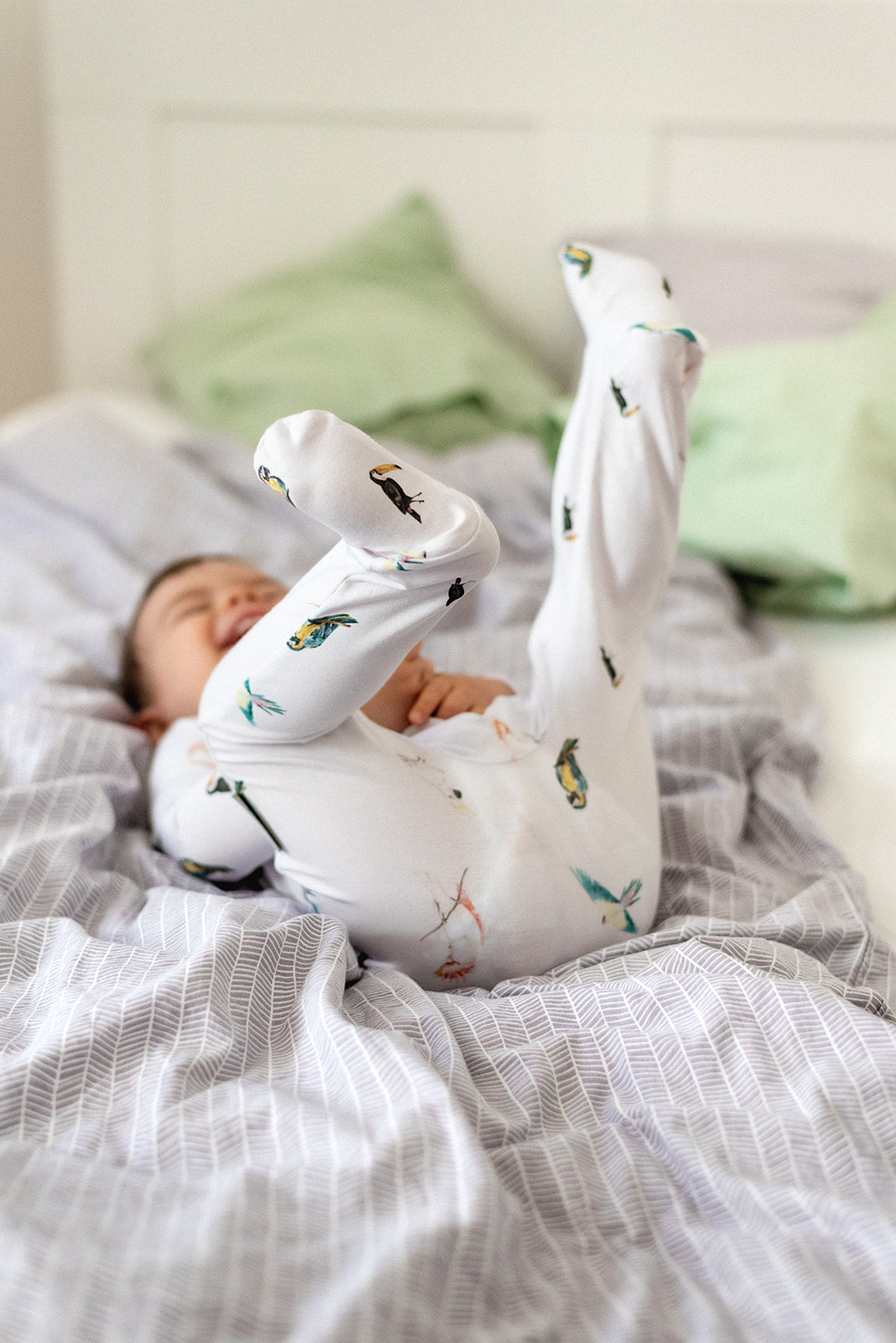 Rose Baby Romper Sewing Pattern with Zipper