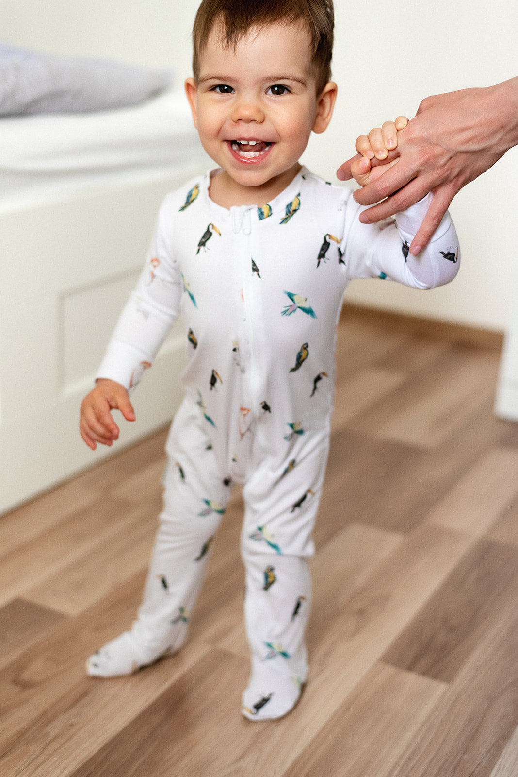 Rose Baby Romper Sewing Pattern with Zipper