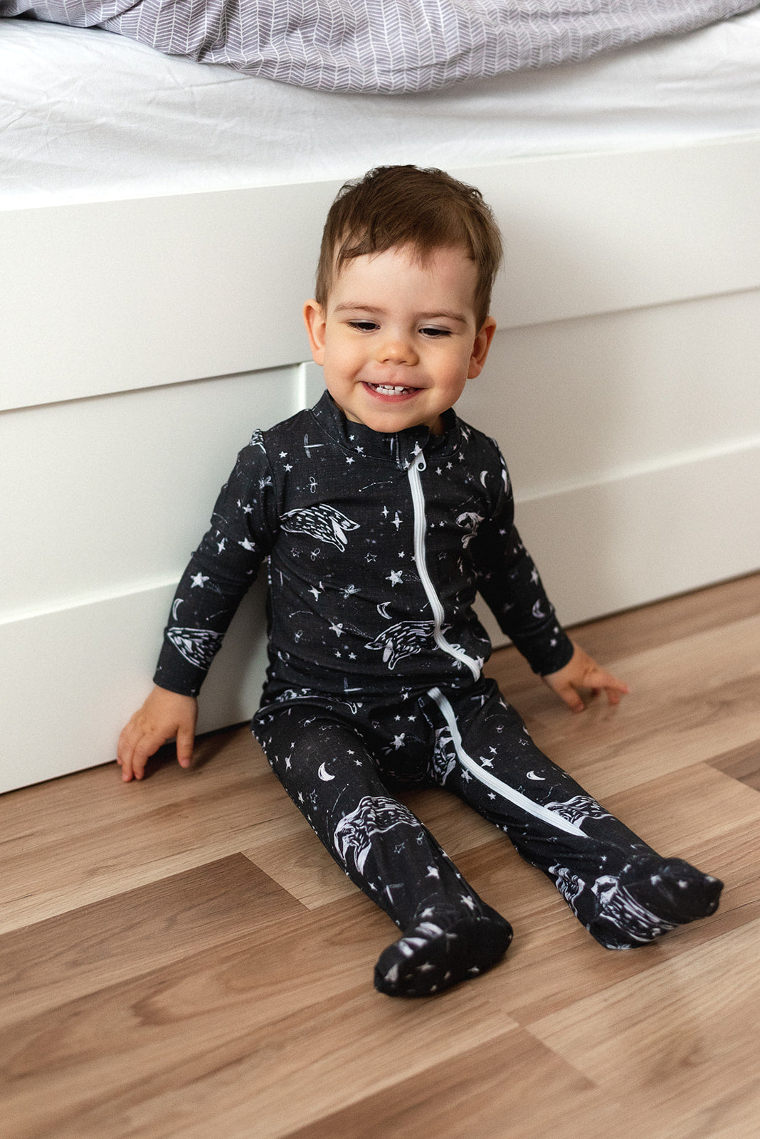 Rose Baby Romper Sewing Pattern with Zipper