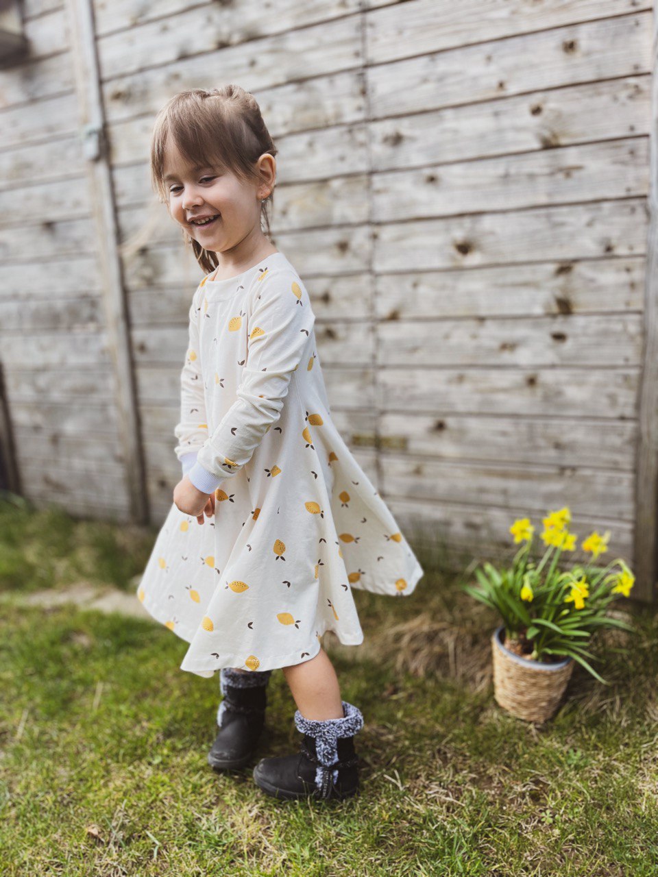 Olivia girl twirl dress