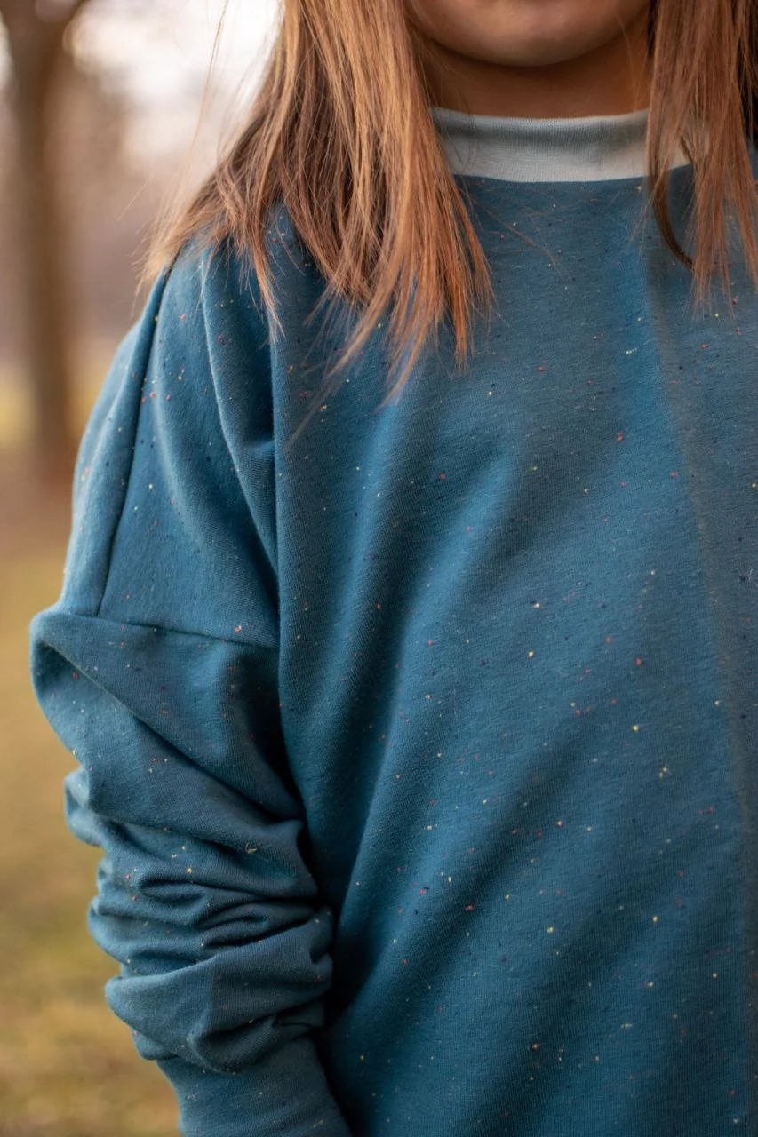 Dětská oversized mikina pro začátečníky "Preston" - elektronický střih