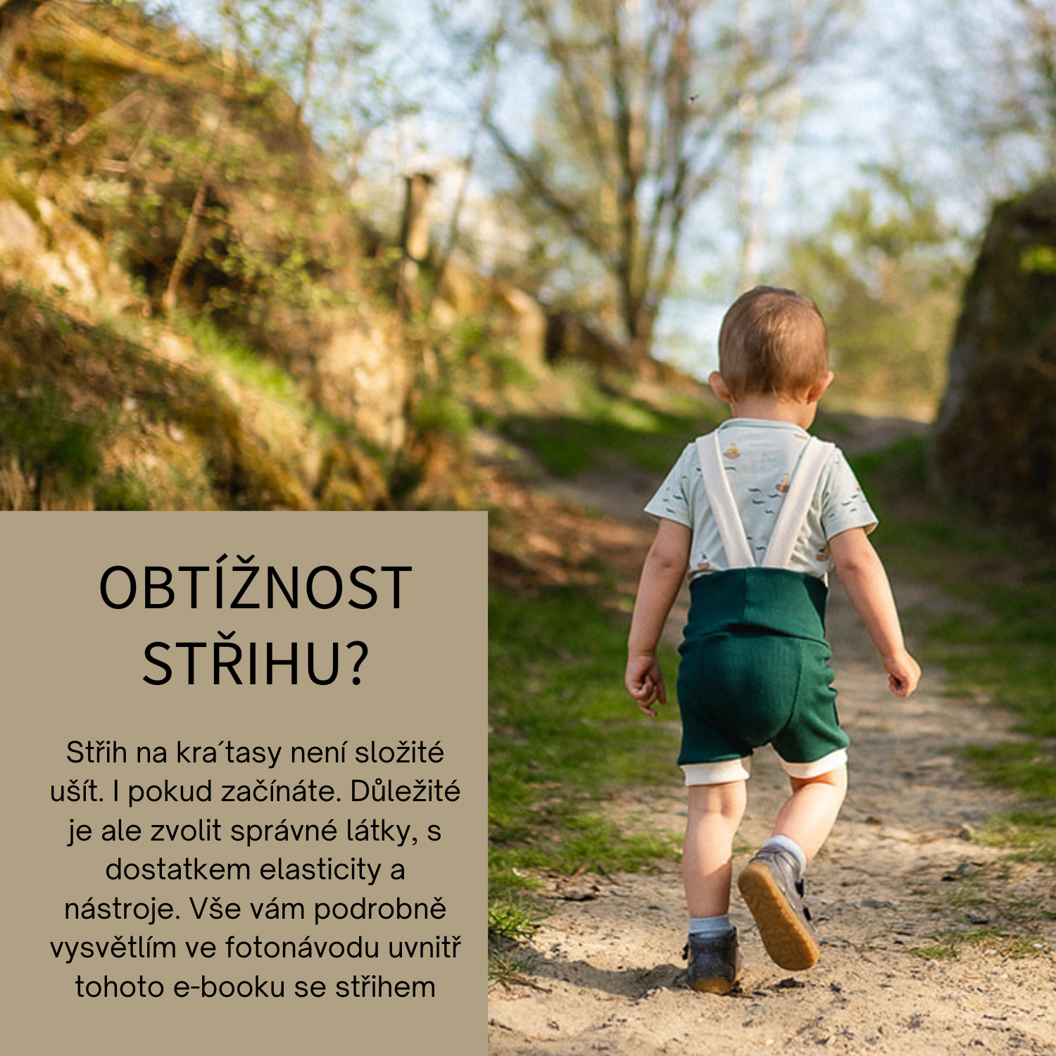 Střih pro začátečníka - dětské šortky