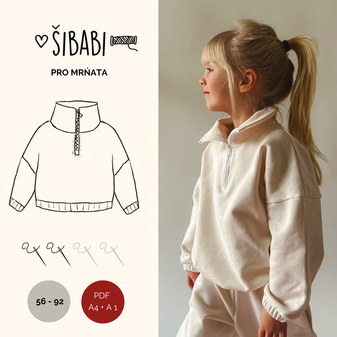 "Little Rock" Zip-Up Hoodie for Kids