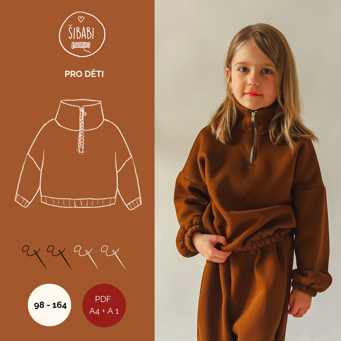 "Little Rock" Zip-Up Hoodie for Kids