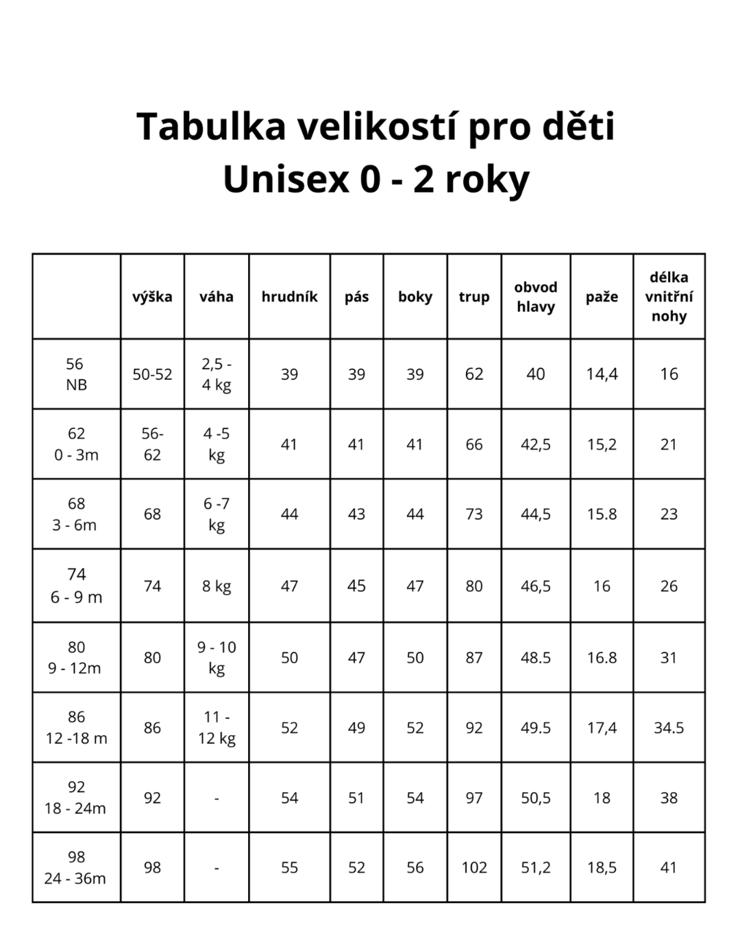 PDF střih na dětské legíny s nápletem na nohavicích "Chandler", 56-92