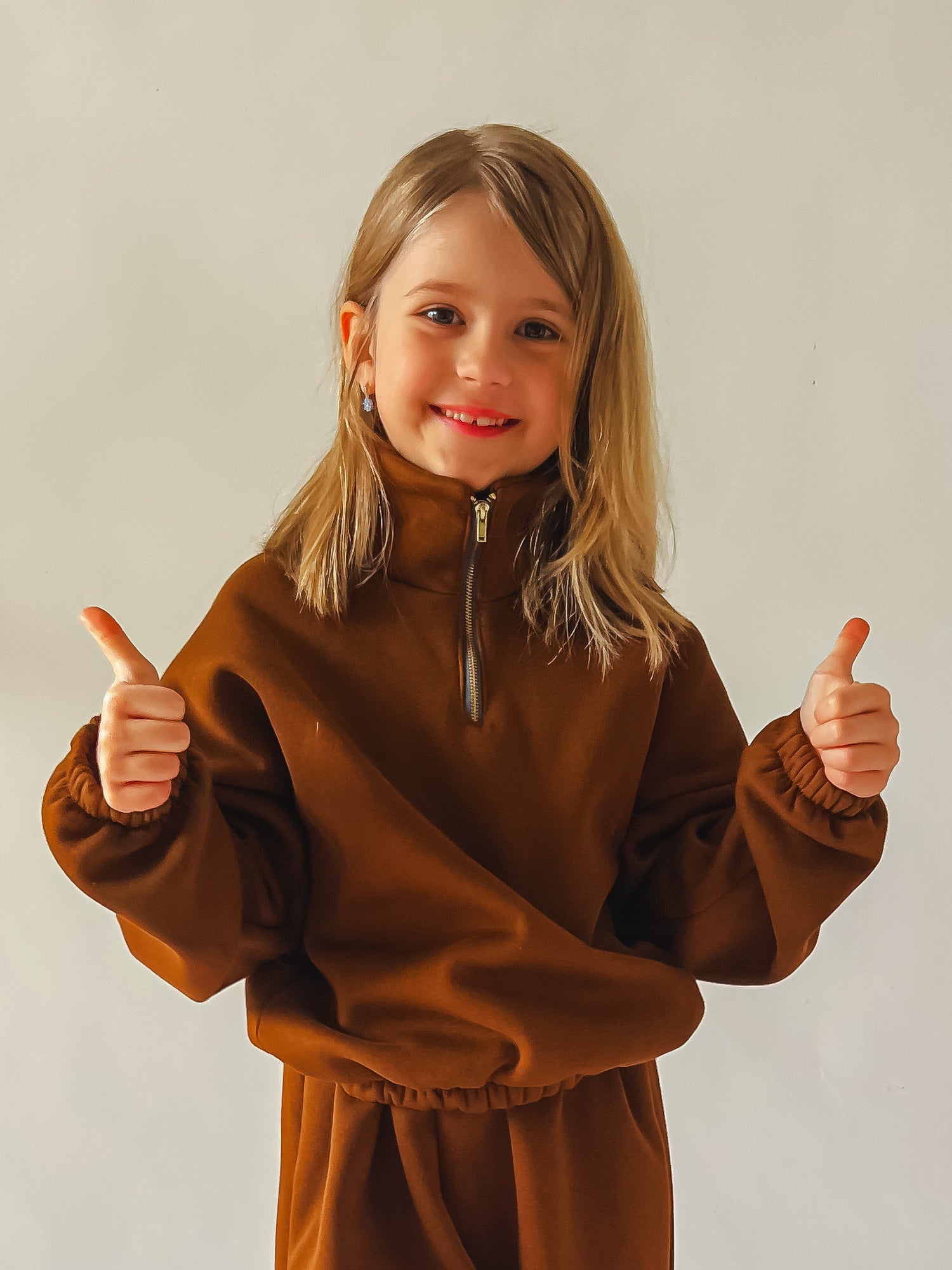 "Little Rock" Zip-Up Hoodie for Kids