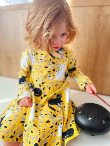 PDF střih na dětské točivé šaty "Olivia" 62 - 140