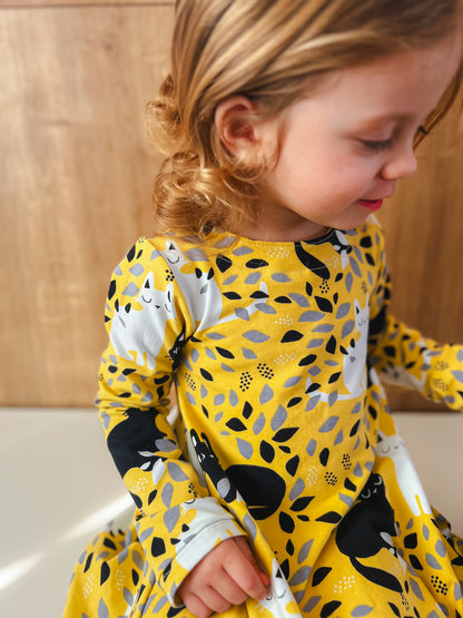 PDF střih na dětské točivé šaty "Olivia" 62 - 140