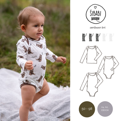 Baby Bodysuit Sewing Pattern Bundle