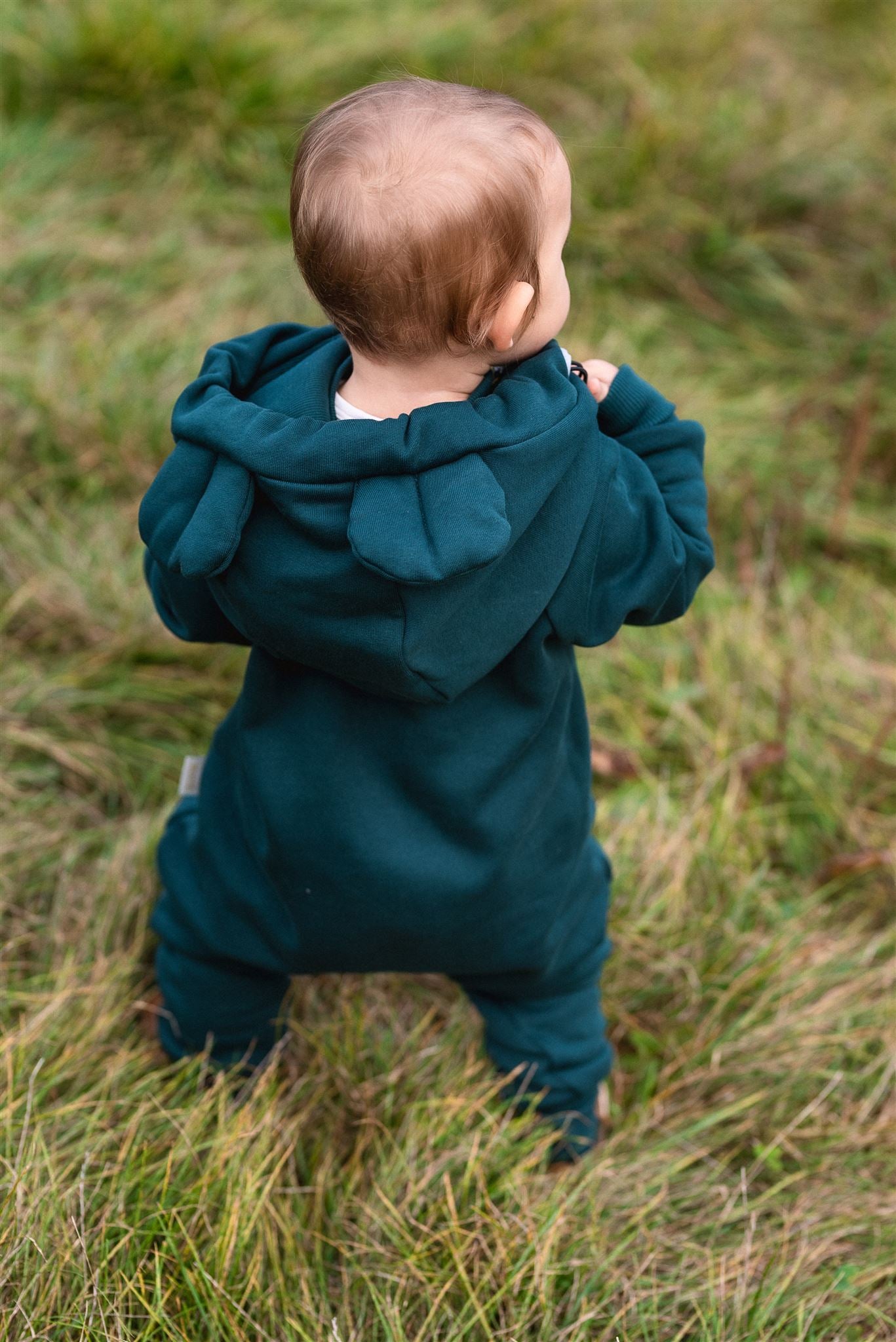 New York kids sweat overal with hoodie and ears