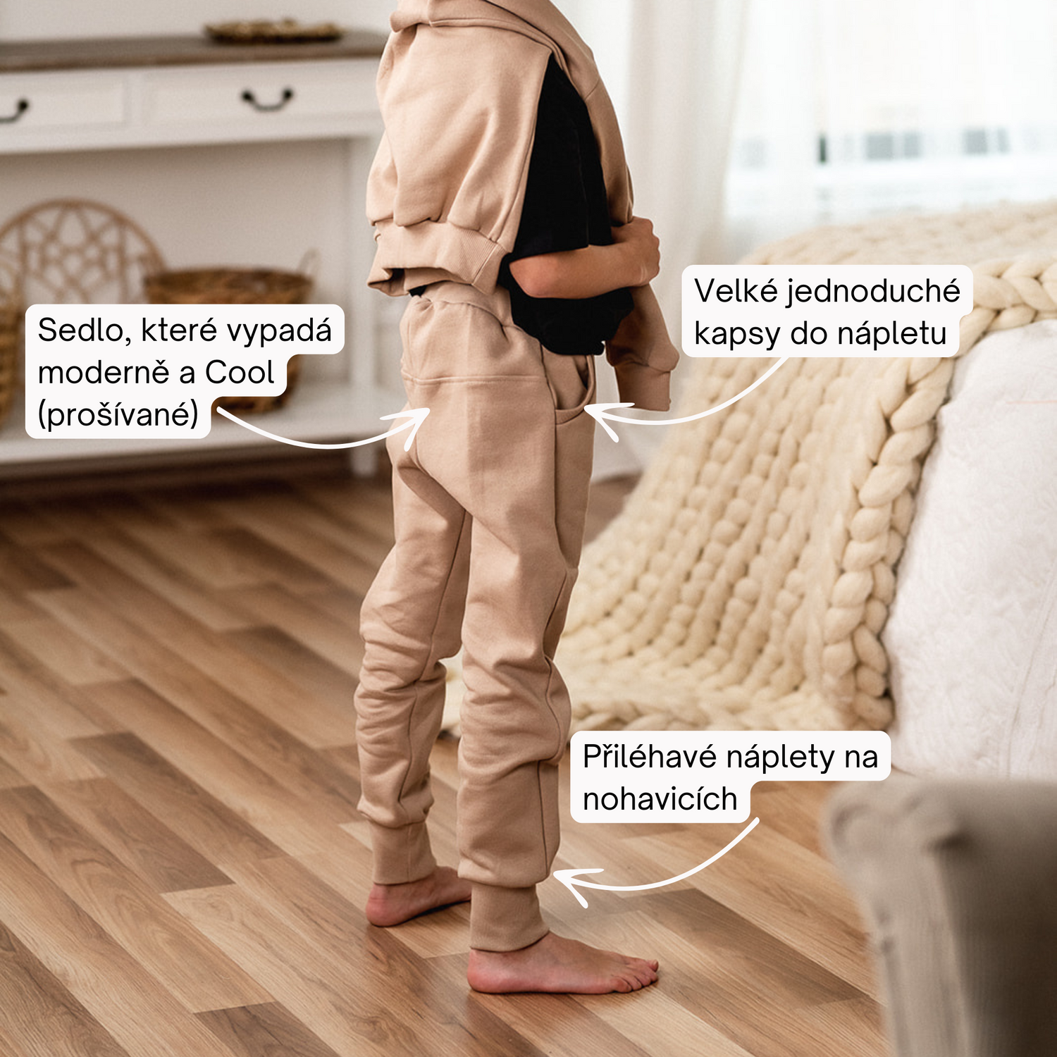 Tampa kids joggers pattern with pocket