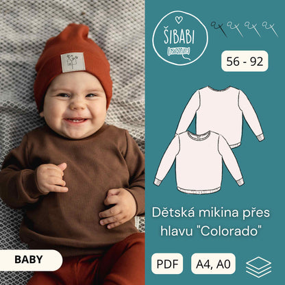 Colorado Kids Easy Sweatshirt Pattern