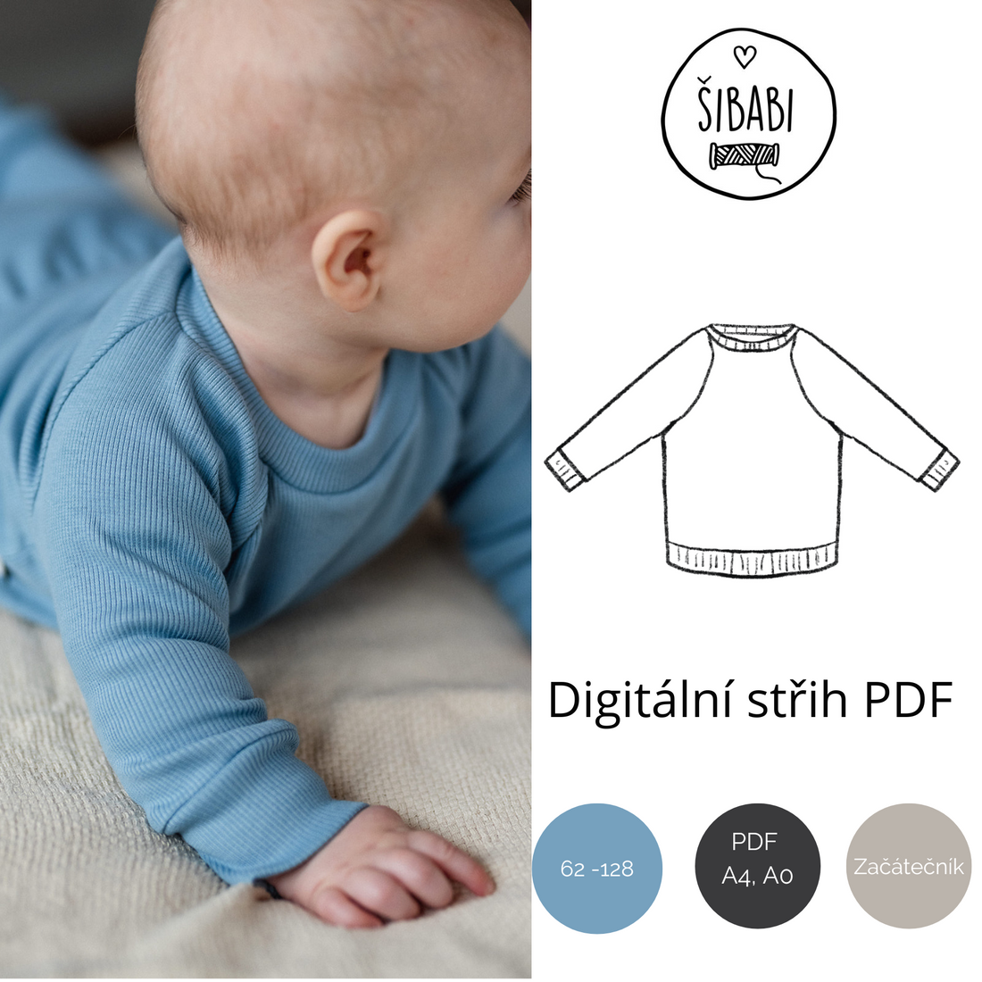 Paisley kids raglan sweatshirt