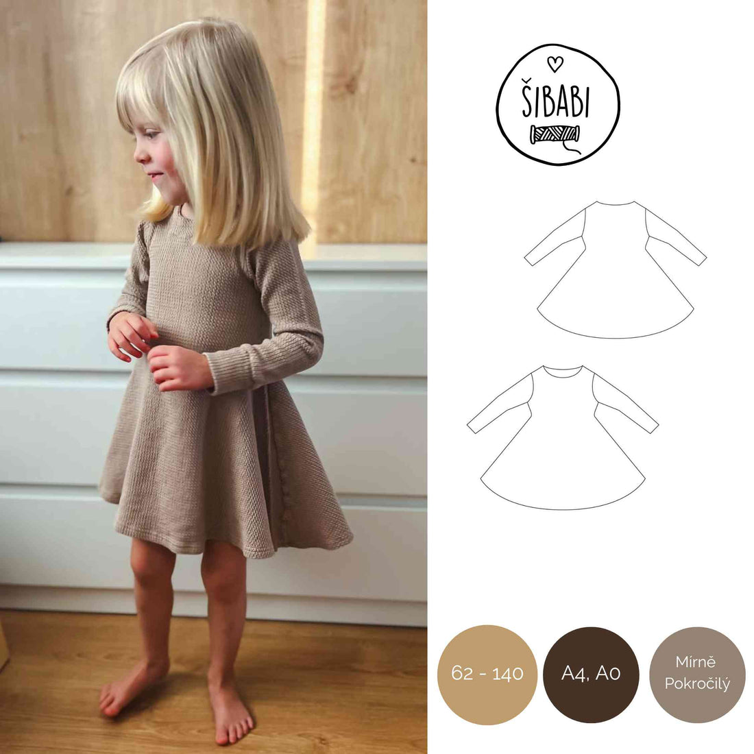 Olivia girl twirl dress