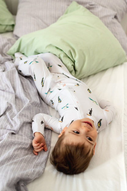 Overal pre bábätko na zips "Ruženka" 50 - 104 - PDF strih