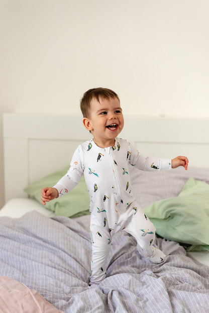 Overal pre bábätko na zips "Ruženka" 50 - 104 - PDF strih