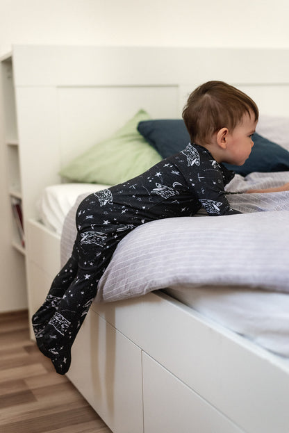 Overal pre bábätko na zips "Ruženka" 50 - 104 - PDF strih