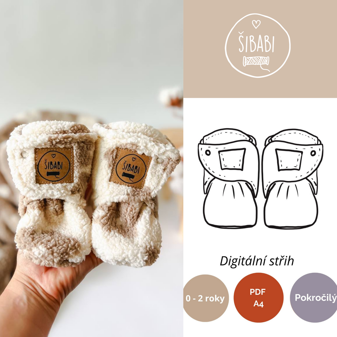 Mimi baby comfort booties