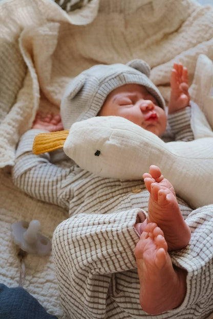 PDF střih - Střih na husu Jana / střih na látkovou hračku pro miminko