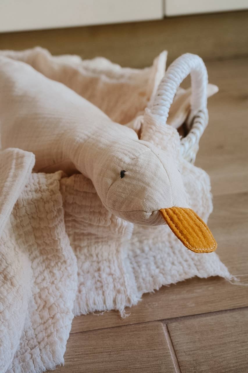 Šablony na šité hračky - husa Jana pro miminko 