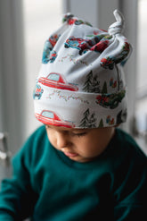 Střih na čepičku pro miminko s uzlíky "Mike" 0 - 2 roky - Šibabi.cz