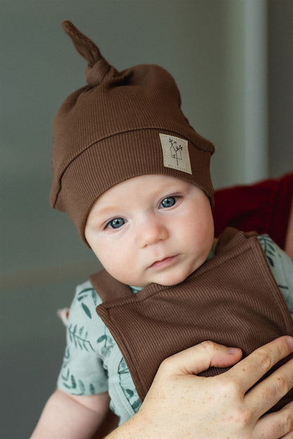 Střih na čepičku pro miminko s uzlíky "Mike" 0 - 2 roky - Šibabi.cz