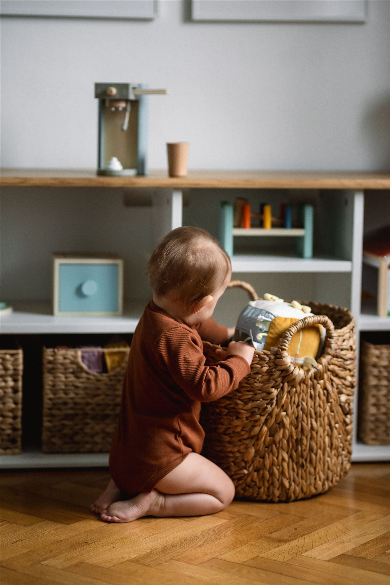 Střih na dětské body s rozepínáním na rameni "Baby" 50 -98 - Šibabi.cz