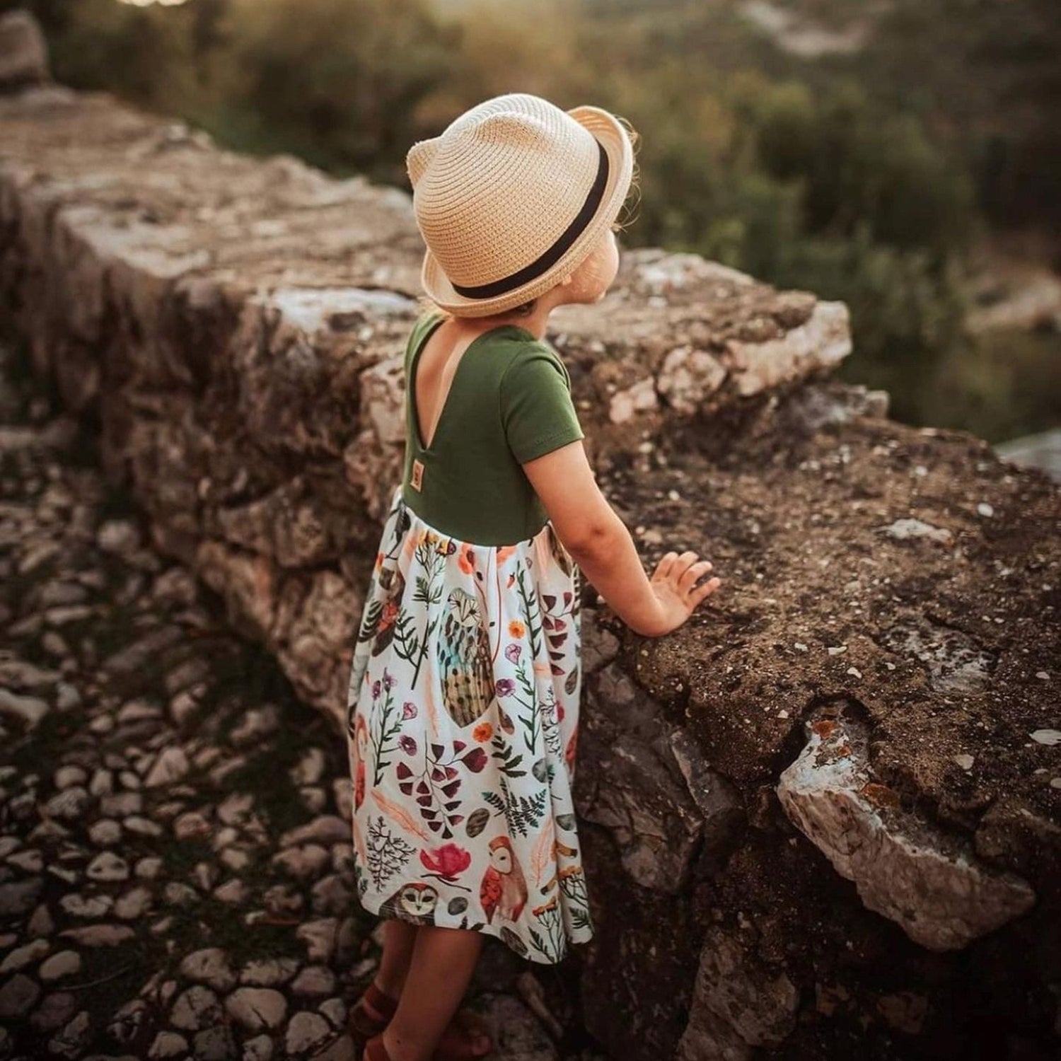 Střih na dětské šaty s mašlí "Kara" - 86 - 134 - Šibabi.cz