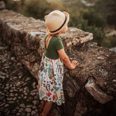 Střih na dětské šaty s mašlí "Kara" - 86 - 134 - Šibabi.cz